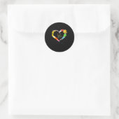 Sticker Rond Sensibilisation Spécial Ed Enseignant Asl Langue d (Sac)