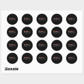Sticker Rond Sensibilisation Subtile Des Crps Rsd (Feuille)
