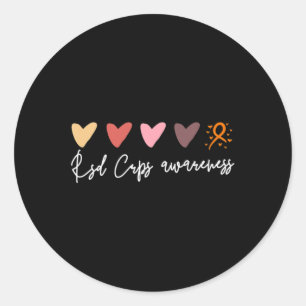 Sticker Rond Sensibilisation Subtile Des Crps Rsd