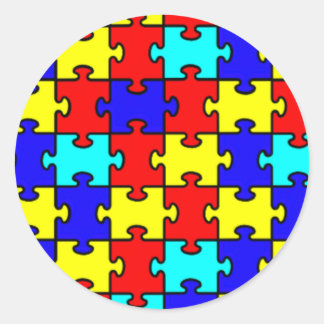 Sticker Rond Sensibilisation sur l'autisme