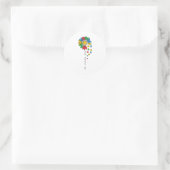 Sticker Rond Sensibilisation sur l'autisme Accepter Comprendre (Sac)