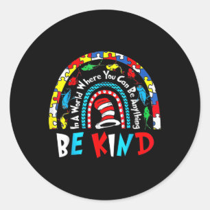 Sticker Rond Sensibilisation sur l'autisme Pourquoi convient-il