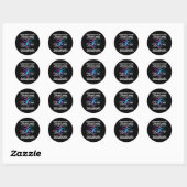 Sticker Rond Sensibilisation turquoise au suicide par papillon  (Feuille)