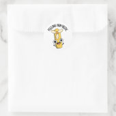 Sticker Rond Sentez Fantastic Funny Fan Pun (Sac)