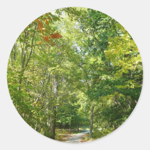 Sticker Rond Sentier boisé du centenaire à Ellicott City Nature