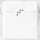 Sticker Rond sentier de la fourmi noire (Sac)