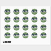 Sticker Rond Sentier Murdock Canal Trail Utah (Feuille)