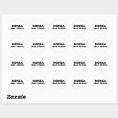 Sticker Rond Séoul (Feuille)