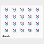 Sticker Rond Septembre Est Le Mois De Sensibilisation À La Prév (Feuille)