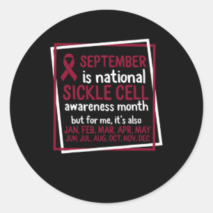 Sticker Rond Septembre Est Le Mois National De Sensibilisation