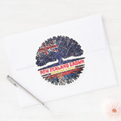 Sticker Rond Serbia Serbian (Enveloppe)