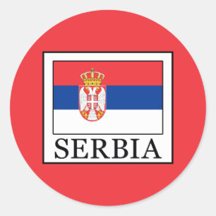 Sticker Rond Serbie