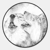 Sticker Rond Serenade in the Mists (Devant)