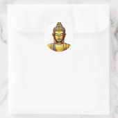 Sticker Rond Serene Buddha : (Sac)