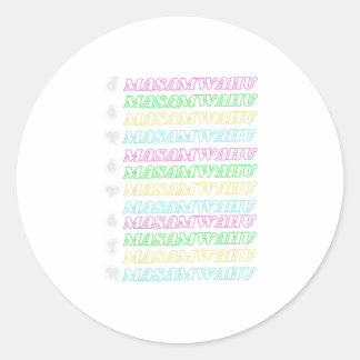 Sticker Rond Serepein Masamwahu