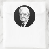 Sticker Rond Sergio Mattarella (Sac)