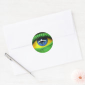 Sticker Rond Serie Brasil (Enveloppe)