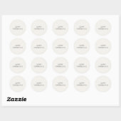 Sticker Rond Série Confiance Silencieuse – Force Tranquille (Feuille)
