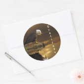 Sticker Rond Série GRATITUDE D'Aigle (Enveloppe)