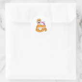 Sticker Rond Serpent avec bouteille Baby (Sac)