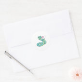 Sticker Rond Serpent avec Lollipop (Enveloppe)