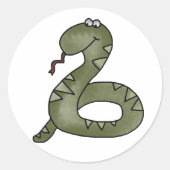 Sticker Rond Serpent Charmé (Devant)