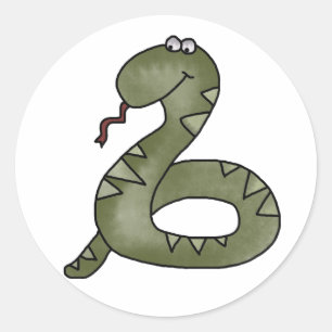 Sticker Rond Serpent Charmé
