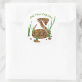 Sticker Rond Serpent dans l'herbe (Sac)