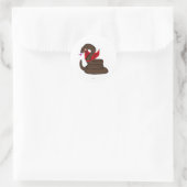 Sticker Rond Serpent vampire (Sac)