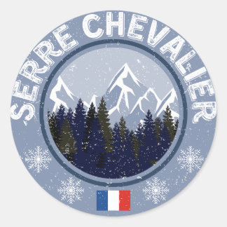 Sticker Rond Serre Chevalier Station de Ski