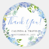 Sticker Rond Serre de fleurs de Caroline | MERCI (Devant)