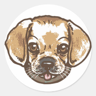 Sticker Rond Serrez-vous les jupes et cadeaux