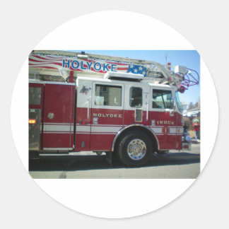 Sticker Rond Service des incendies