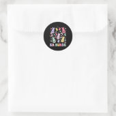 Sticker Rond Service d'urgence de Pâques (Sac)