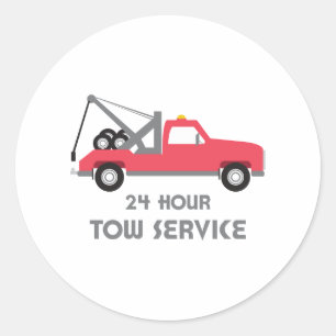 Sticker Rond Service Tow