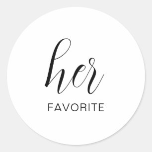 Sticker Rond Ses Nos Favoris Mariage Snack Bag Sweets