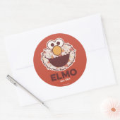 Sticker Rond Sesame Street | Elmo depuis 1984 (Enveloppe)
