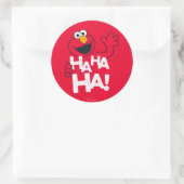 Sticker Rond Sesame Street | Elmo - Ha Ha Ha! (Sac)