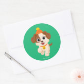 Sticker Rond Sesame Street | Tango d'hiver (Enveloppe)
