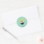 Sticker Rond Sesame Street | Visage artistique de Rosita (Enveloppe)