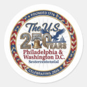 STICKER ROND SESTERCENTENNIAL (Devant)