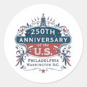 STICKER ROND SESTERCENTENNIAL (Devant)