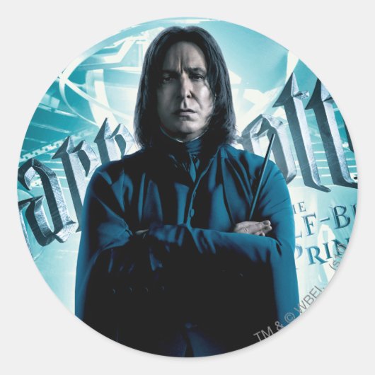 Sticker Rond Severus Snape HPE6 1 (Devant)