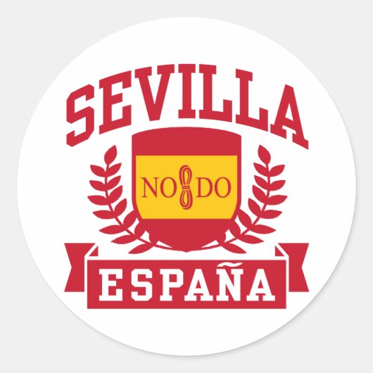 Sticker Rond Sevilla Espana (Devant)