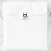 Sticker Rond Sewing Lady Class Sassy And A Bit Smart Assy (Sac)