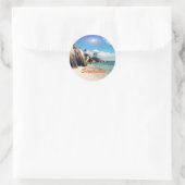 Sticker Rond Seychelles (Sac)