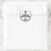 Sticker Rond Seychelles (Sac)