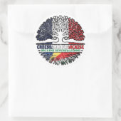 Sticker Rond Seychelles Seychelloise (Sac)