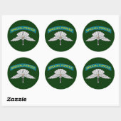 STICKER ROND SF-Q HALO-C (Feuille)