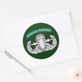 Sticker Rond SF Q-tab et badge EOD (Enveloppe)